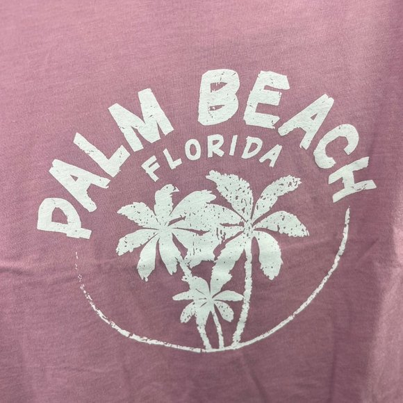 Ouray Essential Short Sleeve Scoop Neck Tee Womens M Palm Beach Pink Nectar NEW - Picture 3 of 6